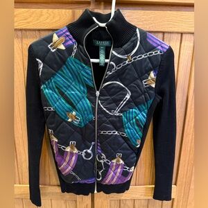 Ralph Lauren quilted zip-up
